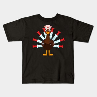 Thanksgiving nurse turkey Kids T-Shirt